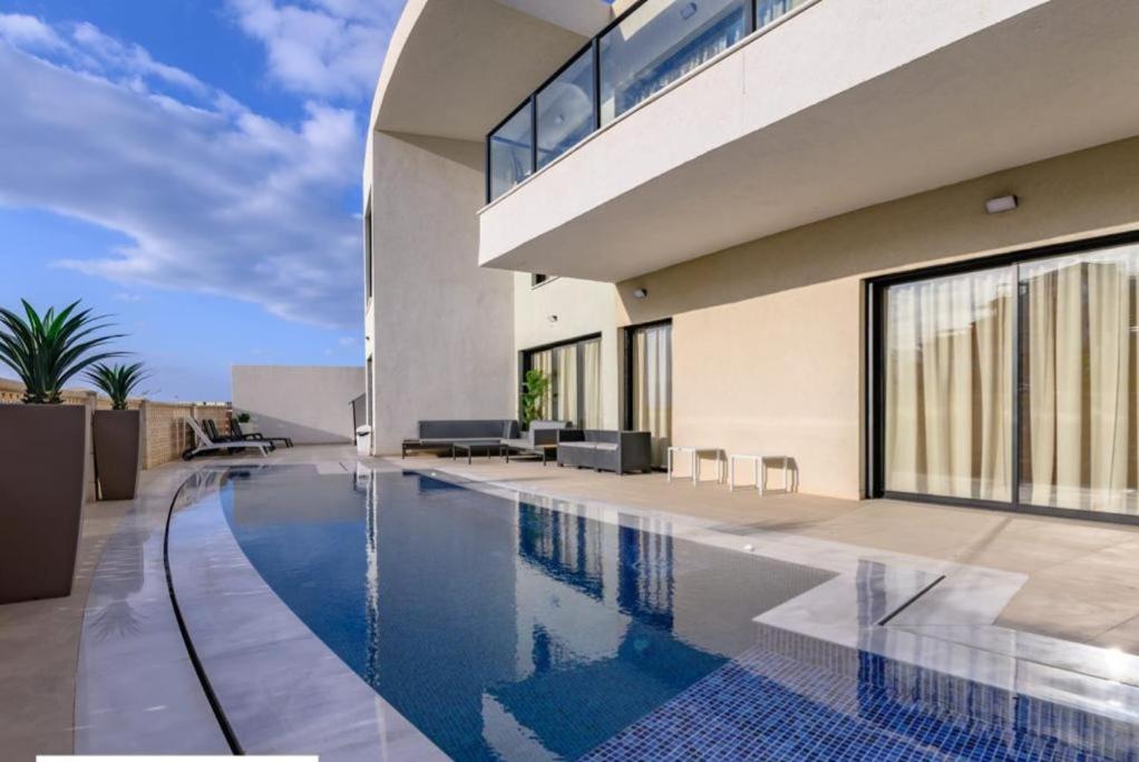 Top-Class Luxury Villa Bsamim With Full Sea View Heated Pool !!!! Эйлат Экстерьер фото